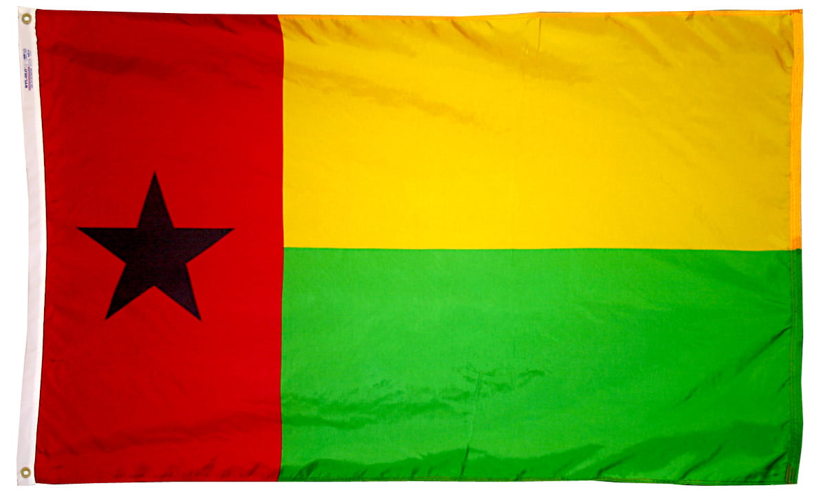 Guinea-Bissau - Outdoor Flag with heading & grommets