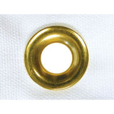 Close-Up of Brass Grommet