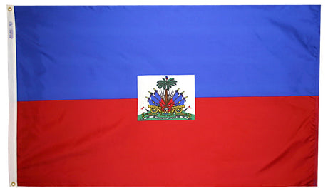 Haiti - Outdoor Flag with heading & grommets