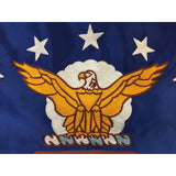 Air Force Embroidered Flag Close up