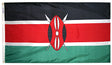 Kenya - Outdoor Flag with heading & grommets