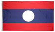 Laos - Outdoor Flag with heading & grommets