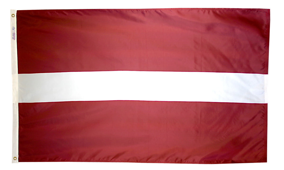 Latvia - Outdoor Flag with heading & grommets