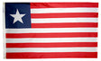 Liberia - Outdoor Flag with heading & grommets