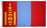 Mongolia - Outdoor Flag with heading & grommets