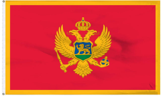 Montenegro - Outdoor Flag with heading & grommets