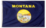 Montana - State Flag (finished with heading and grommets)