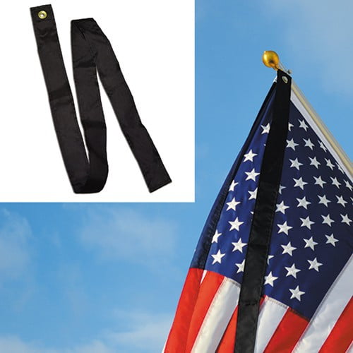 Mourning Streamer (for Half-Staff)