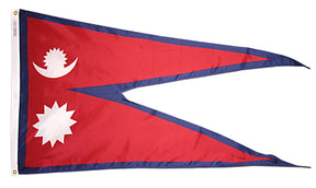 Nepal - Outdoor Flag with heading & grommets