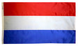 Netherlands - Outdoor Flag with heading & grommets