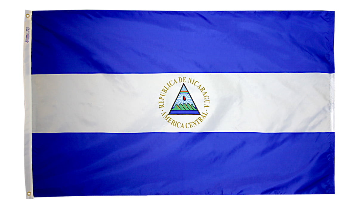 Nicaragua - Outdoor Flag with heading & grommets