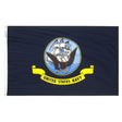 Navy Flag (Heading and Grommet Style)