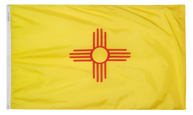 New Mexico - State Flag (finished with heading and grommets)