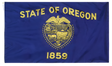 Oregon - State Flag (finished with heading and grommets)