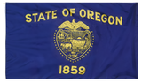 Oregon - State Flag (finished with heading and grommets)