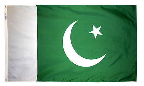 Pakistan - Outdoor Flag with heading & grommets