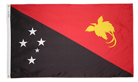 Papua New Guinea - Outdoor Flag with heading & grommets