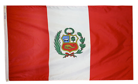 Peru - Outdoor Flag with heading & grommets