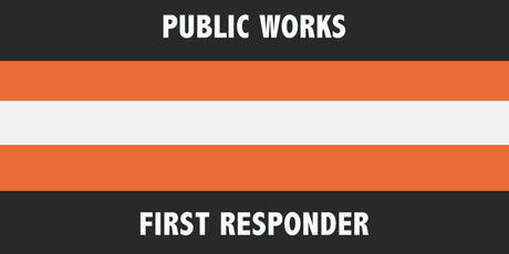 Public Works First Responder Flag