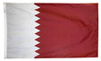 Qatar - Outdoor Flag with heading & grommets