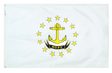 Rhode Island - State Flag (finished with heading and grommets)