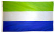 Sierra Leone - Outdoor Flag with heading & grommets