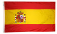 Spain - Outdoor Flag with heading & grommets