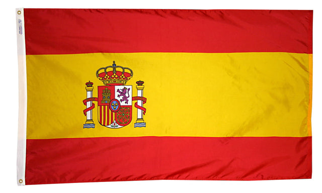 Spain - Outdoor Flag with heading & grommets