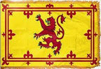 Scotland Rampant Lion - Fringed Flag
