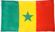 Senegal - Outdoor Flag with heading & grommets