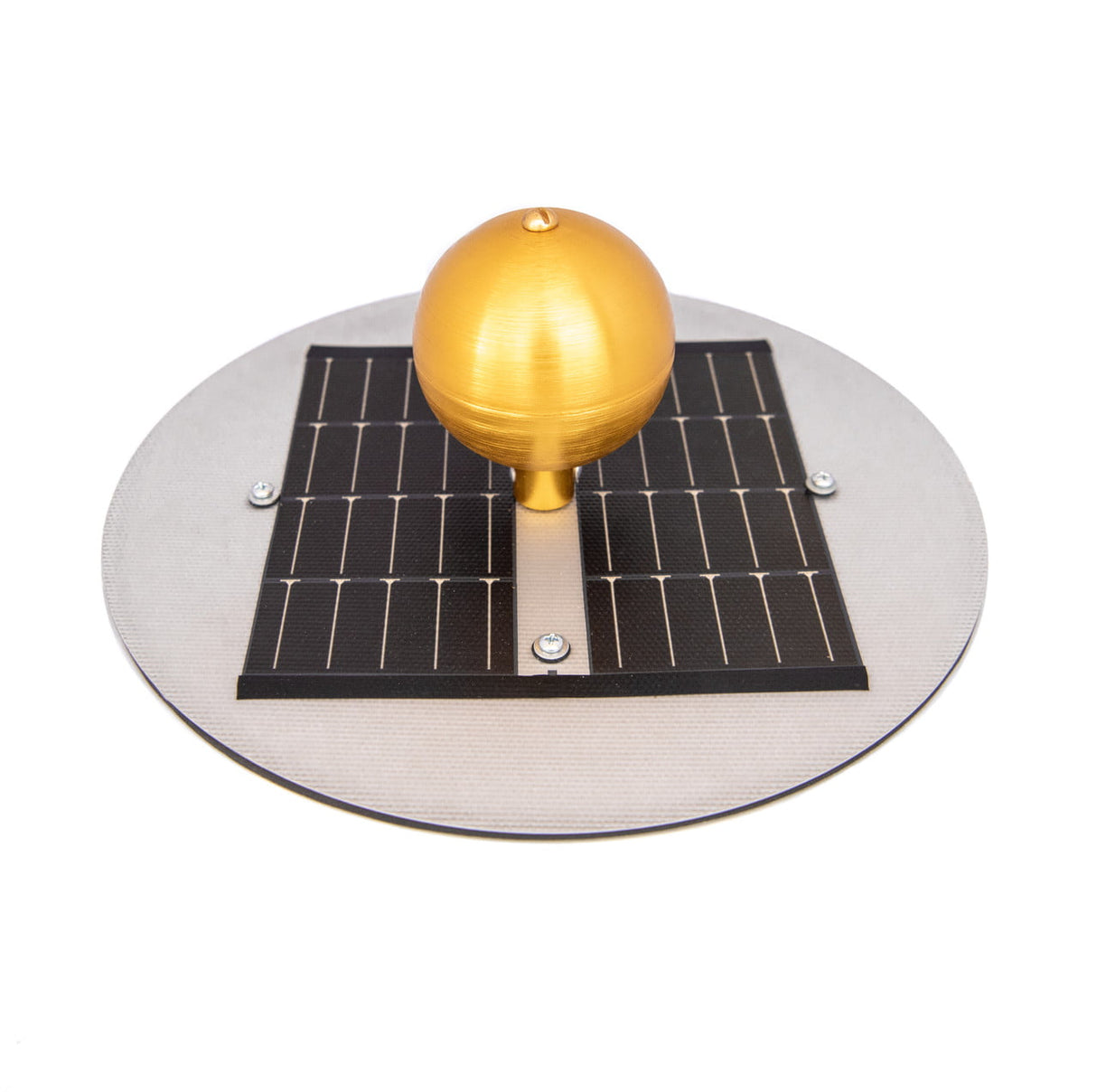 Solar Light Top (showing solar panel and ball)