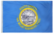 South Dakota - State Flag (finished with heading and grommets)