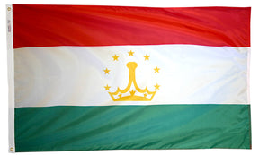 Tajikistan - Outdoor Flag with heading & grommets