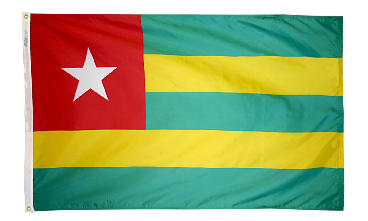 Togo - Outdoor Flag with heading & grommets