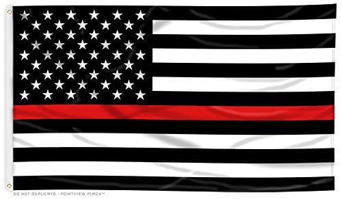 Thin Red Line American Flag