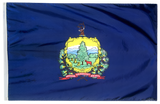 Vermont - State Flag (finished with heading and grommets)