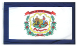 West Virginia - State Flag (finished with heading and grommets)