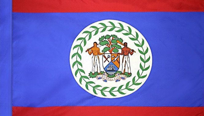 Belize - Flag with Pole Sleeve