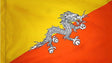 Bhutan - Flag with Pole Sleeve