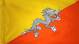 Bhutan - Flag with Pole Sleeve