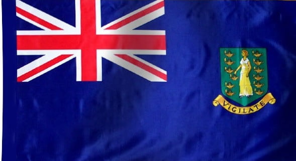 Virgin Islands British - Flag with Pole Sleeve