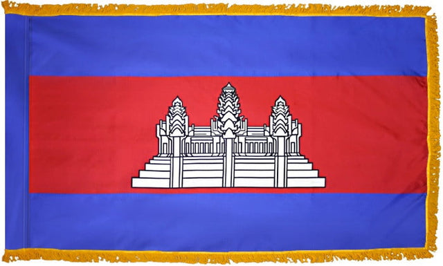 Cambodia - Fringed Flag