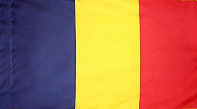 Chad - Flag with Pole Sleeve