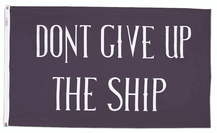 Commodore Perry Flag - 3'x5' - For Outdoor Use