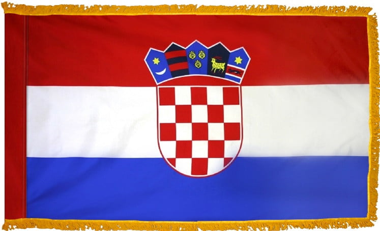 Croatia - Fringed Flag