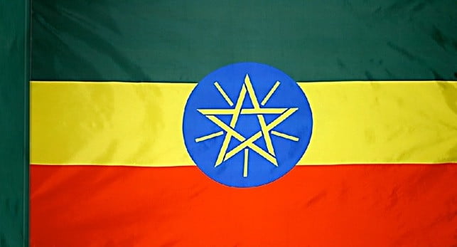 Ethiopia - Flag with Pole Sleeve