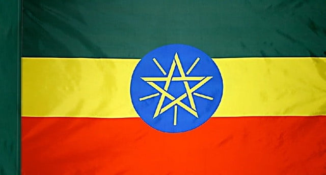 Ethiopia - Flag with Pole Sleeve