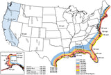 Wind Load Chart for the United States