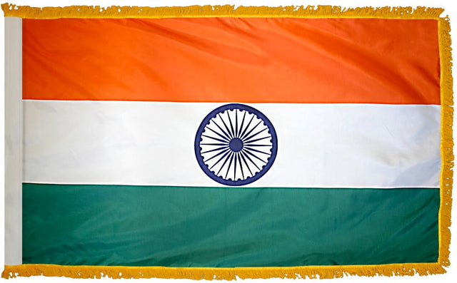 India - Fringed Flag