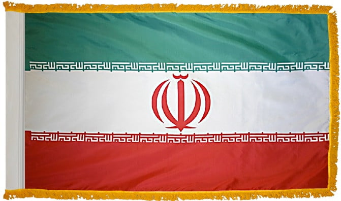 Iran - Fringed Flag